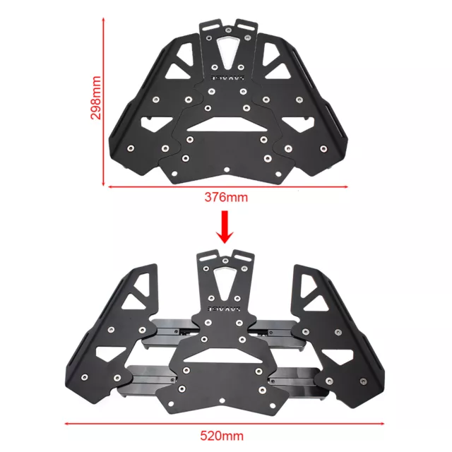 Rear Luggage Rack Extendable For HONDA AFRICA TWIN CRF1000L 2016-19 Bag Carrier