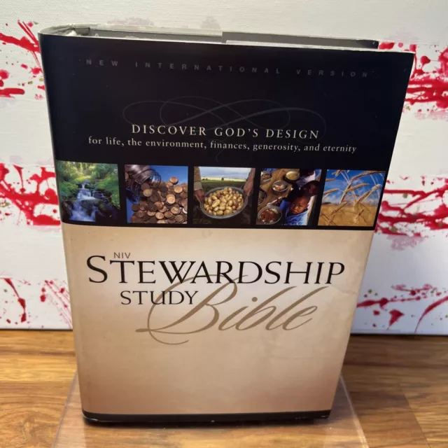 NIV Stewardship Study Bible : Discover God's Design for Life HC/DJ See Photos