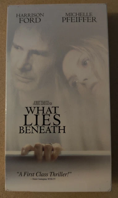 WHAT LIES BENEATH (VHS, 2002) Video Tape Movie Harrison Ford, Michelle