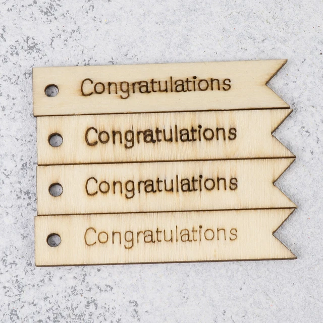 60 Pcs Bambus Geschenketiketten Aus Holz Handgefertigte Schmuckstücke