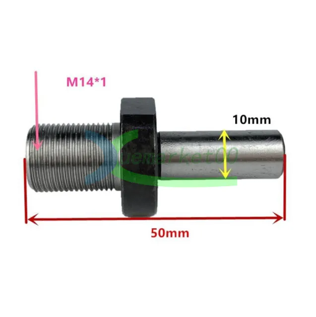 1PC DIY use 10 MM Holding Arbor For K01-50 2" Self-centering 3 Jaw Mini Chuck