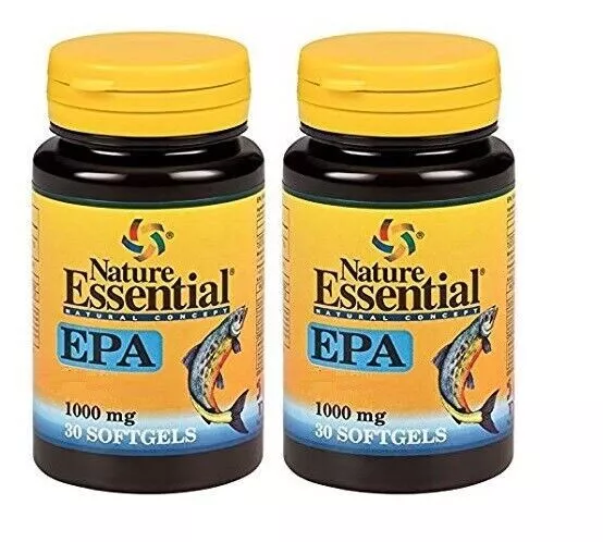 EPA aceite de pescado 1000 mg 2x30 perlas NATURE ESSENTIAL