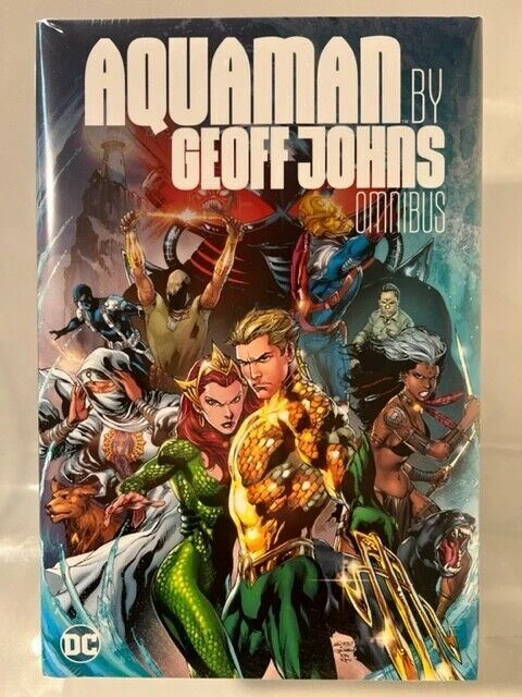 AQUAMAN by GEOFF JOHNS OMNIBUS Hardcover HC - New Sealed - MSRP $75