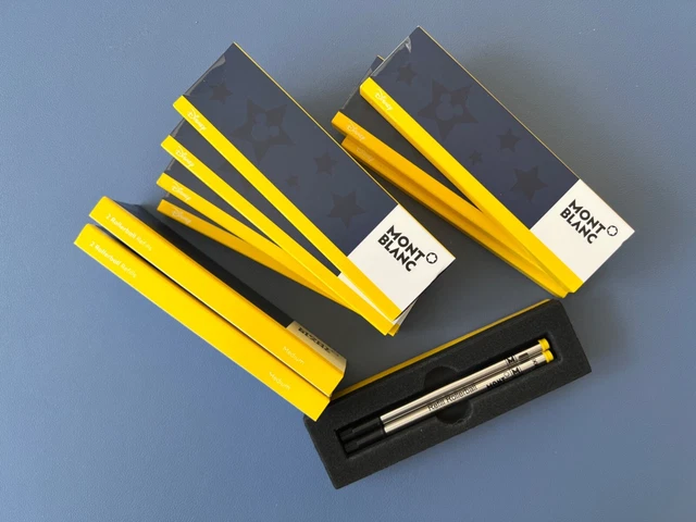 Montblanc Great Characters Walt Disney 2 Rollerball Pen Refills M Yellow 119614 Montblanc Great Characters Walt Disney 2 Rollerball Pen Refills M Yellow 119614