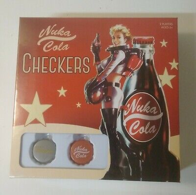 Nuka Cola Checkers Board Game USAoploy Bethesda Fallout Quantum Sealed