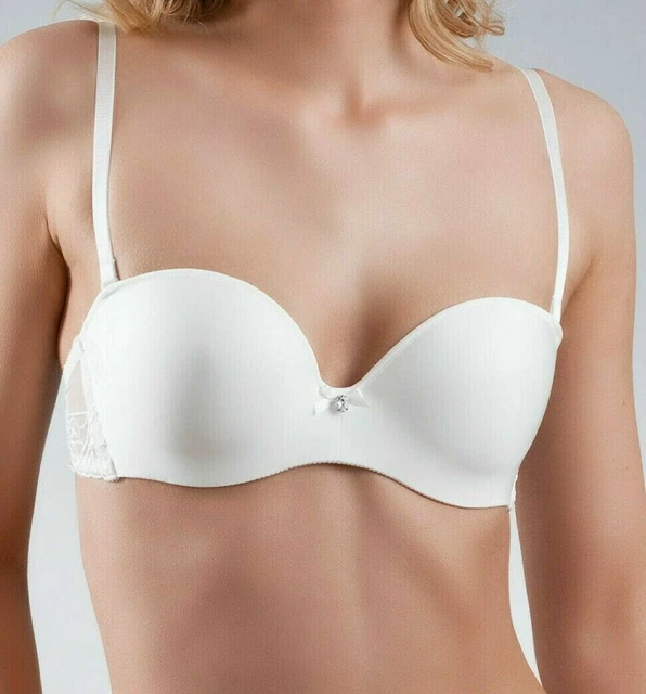 Passionata Passio White Underwire Bra - Lace & Jacquard With Bow Detail, Perfect For Larger Cups - View #13