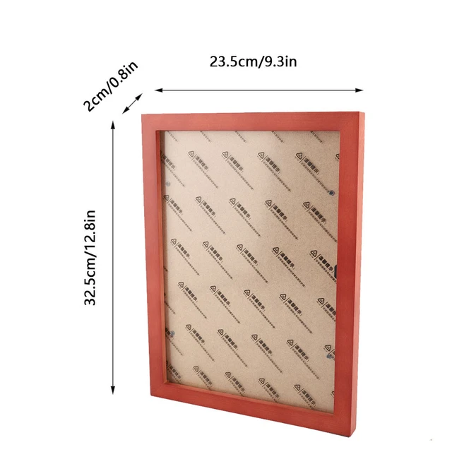 Jeffergarden – Cornice In Legno Per Poster A3, Colore Legno Naturale, Con Vetro Organico