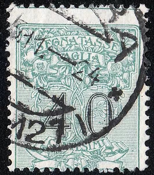 Italy Segnatasse Per Vaglia Sassone #2 Used