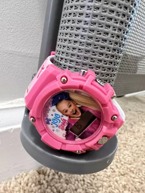 Nickelodeon JoJo Siwa Flashing Icon and Dial Watch Pink