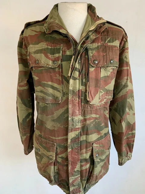 Veste Parachutiste Autrichienne Vintage - Surplus Militaire Vert Olive, Très Bon état, Coupe Regular