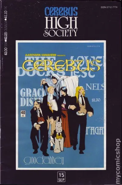 Cerebus High Society #15 FN 1990 Stock Image