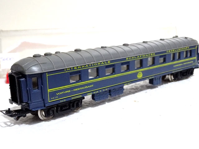 Voiture Restaurant Ciwl éclairée Jouef – Occasion, Pour Train Miniature