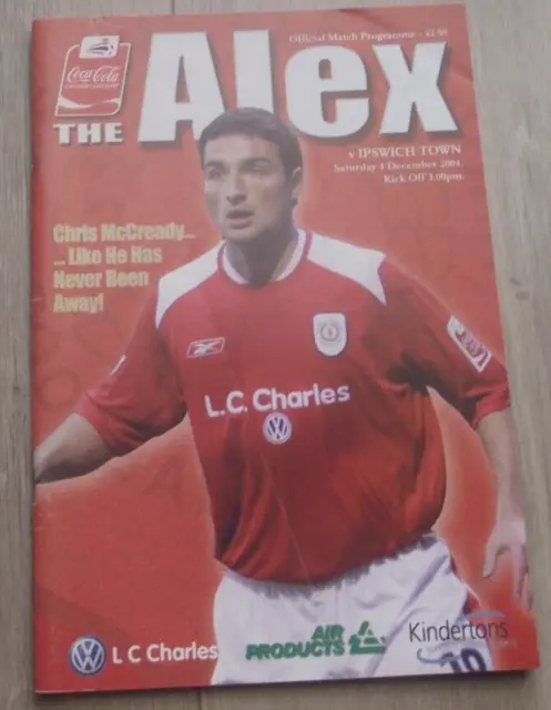 2004-05  Crewe Alexandra v Ipswich Town -  Championship
