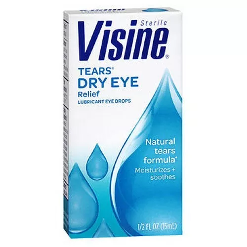 Visine Tears Dry Eye Relief Drops 0.5 oz by Visine