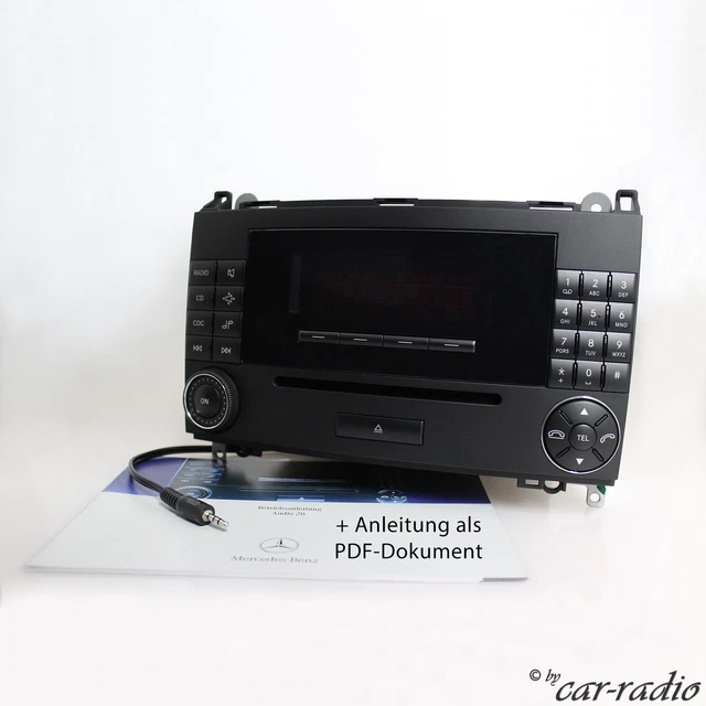 ORIGINAL MERCEDES W169 Radio Audio 20 CD MF2750 AUX IN MP3 A Klasse original-mercedes-w169-radio-audio-20-cd-mf2750-aux-in-mp3-a-klasse