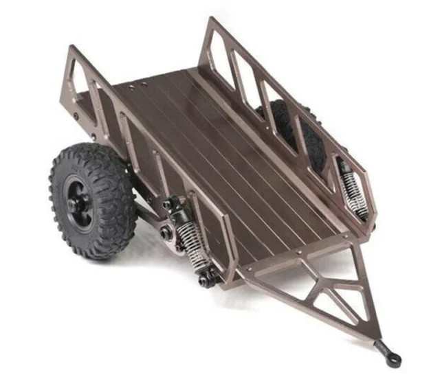 Remorque RC échelle 1/10 KYX Pour Crawler - Compatible Traxxas TRX-4, Axial SCX10 II, Noire