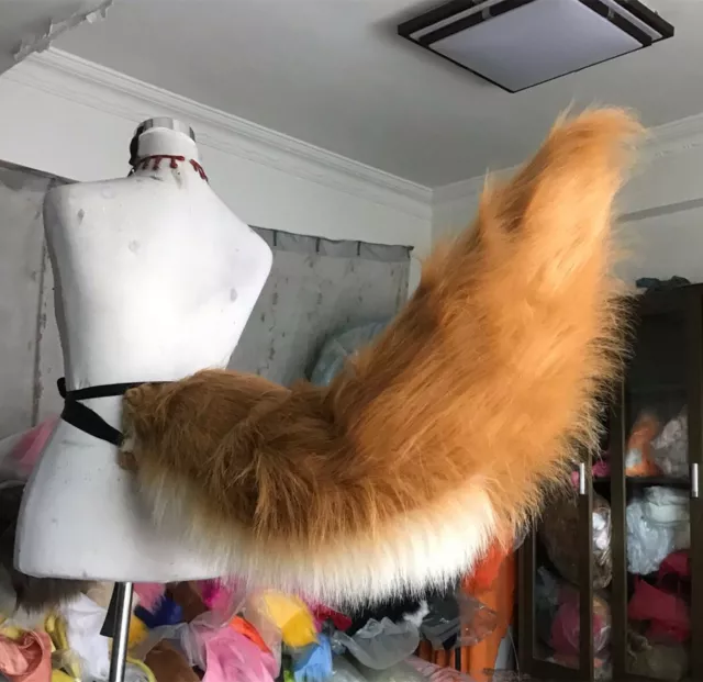 FGO Fate Grand Order Tamamo no Mae Fox Plush Ears Tails Cosplay Costume Props