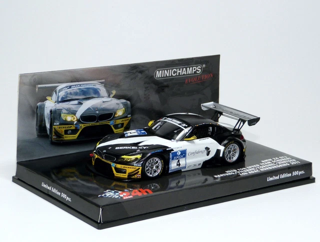 MINICHAMPS 1/43 BMW Z4 GT3 Team Marc VDS #46 24h Spa 2015