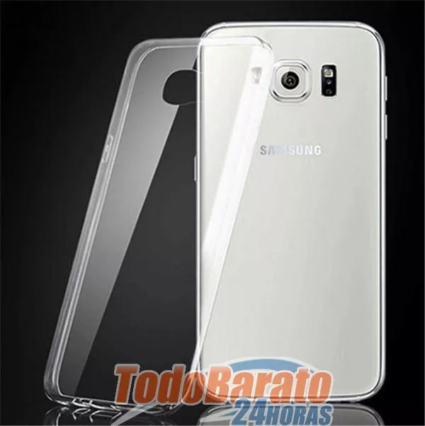 Funda TPU 100 % TRANSPARENTE PARA SAMSUNG SERIE GALAXY + PROTECTOR DE CRISTAL