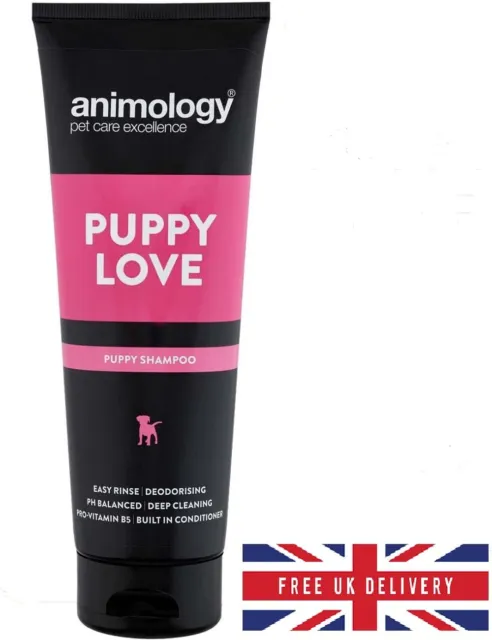 Dog Shampoo Animology Puppy Love - 250ml Mild Vitamin Conditioner Enriched HQ