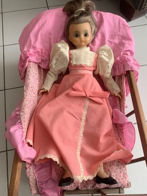 Ancien Berceau Petit Lit A Bascule De Poupee En Bois Vintage Eur 25 00 Picclick Fr