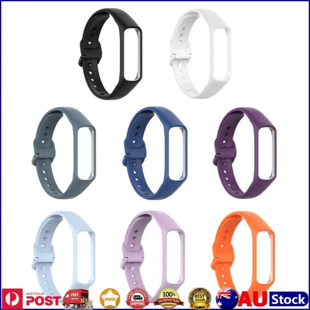 Pure Color Silicone Replacement Watchband for Samsung Galaxy Fit 2 SM-R220 Smart