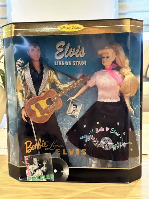 1996 Barbie Loves Elvis  Gift Set  Collector Edition NRFB 17450