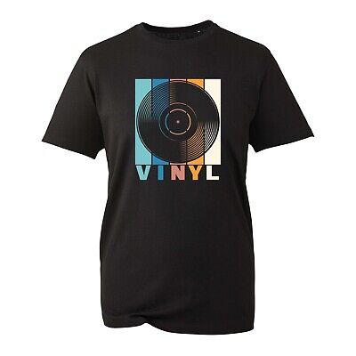 T-shirt vinile, hip hop dj music maker slogan rapper regalo vintage top unisex