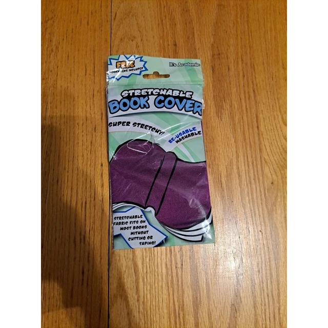 It's academic stretchable book cover purple new reusable washable