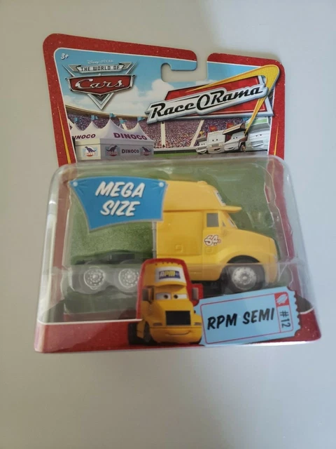 Disney Pixar World Of Cars Race O Rama Rpm Semi #12 Mega Size Nip