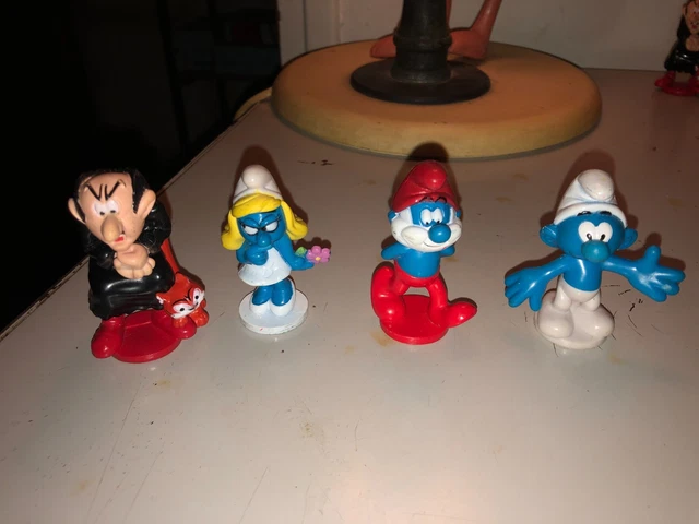 Série Complète Schtroumpfs McDonald's UK – Peluches En Boîte + Livres – 2023 – Collection