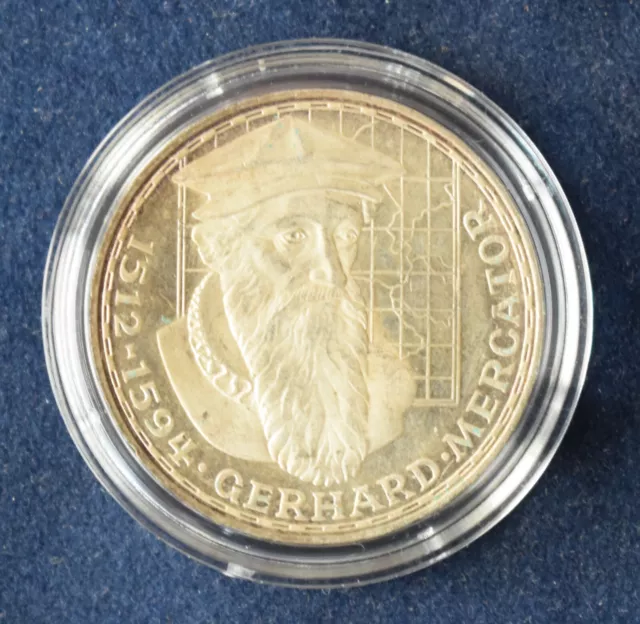 5 DM Deutsche Mark „Gerhard Mercator“, Deutschland, 1969, Silber, (vzgl./XF)