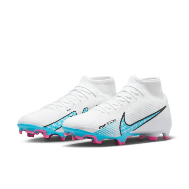 Nike Zoom Superfly 9 Academy FG/MG Fußballschuhe Weiß/Blau/Pink DJ5625-146