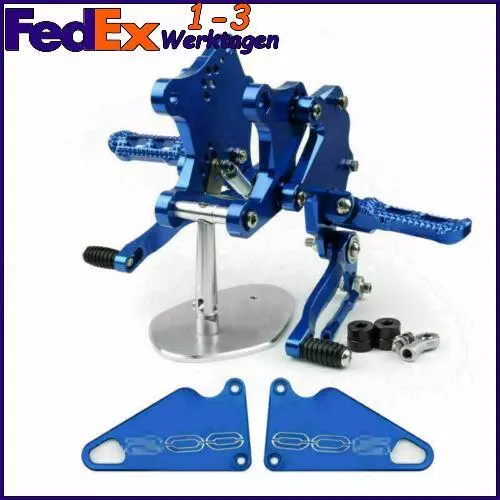 Rearsets Fußraste Rear sets Footrest Für Kawasaki Z900 Z 900 2017 Blu E1