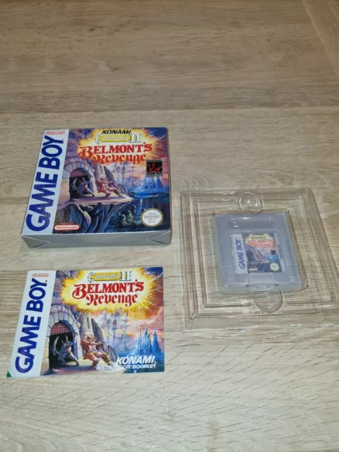 Original Nintendo Gameboy Castlevania 2 Belmonts Revenge boxed
