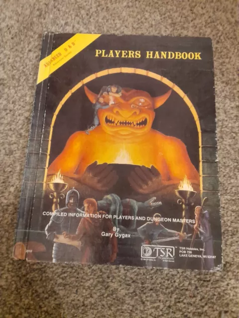 Manuale giocatori Rulebook AD&D 1a edizione