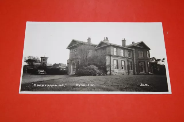 George V-VI  era  postcard , Ryde , Corstorphine  House, Isle of Wight