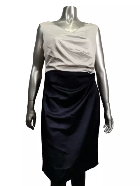 Vera Mont Damen Kleid Modern Dress Luxus Elegant Chic Designer Long Bluse 42/L