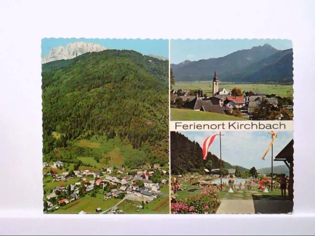 AK Kirchbach im Gailtal/Österreich, mit Reißkofel, 2371m. Mehrbild, Gesamt, Schw