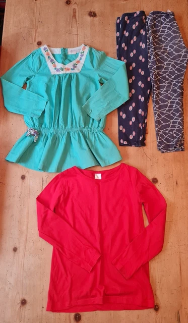 Pacchetto abbigliamento ragazze età 6-7 anni top e leggings, M&S & John Lewis