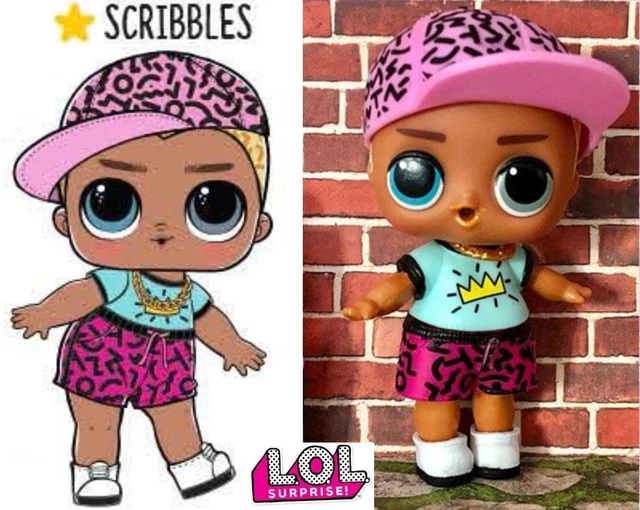 LOL SURPRISE SCRIBBLES BOY DOLL Eye Spy Under Wraps Series 4