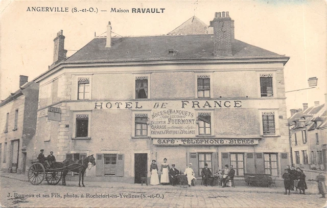 91-ANGERVILLE-HOTEL DE France-MAISON RAVAULT-N�6031-E/0057