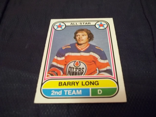 1975-76 OPC O-PEE-CHEE WHA #69 Barry Long A.S. Edmonton Oilers - exmt ...
