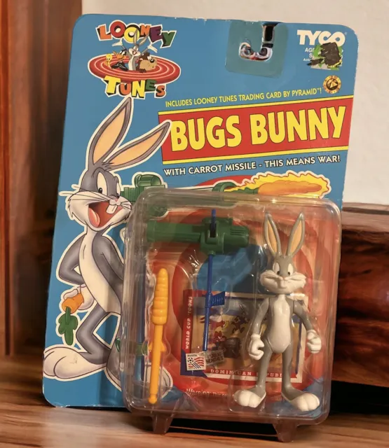 1993 Looney Tunes Tyco Bugs Bunny Action Figure New In Box