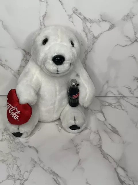 Coca cola plush polar on sale bear 1993