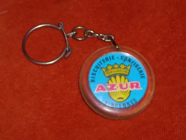 Porte-clés key ring biscuiterie confiserie AZUR Vincennes LION DE BELFORT 2