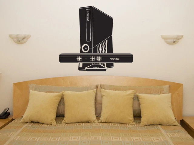 Xbox 360 Console Kinect Game Children's Bedroom Decal Wall Art Sticker Picture