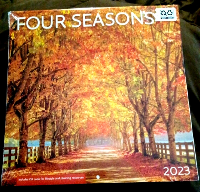 DAY SPRING FOUR Seasons 2023 Wall Calendar 12" X24" Includes 2022