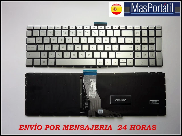Copripolsi Tastiera Francese HP 15S-EQ 15S-FQ Nero Originale L89859-051 L91495-051