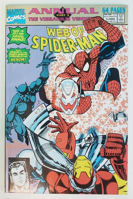 Web of Spider-Man Annual #7 (Marvel) 1991 (VF/NM Condition)